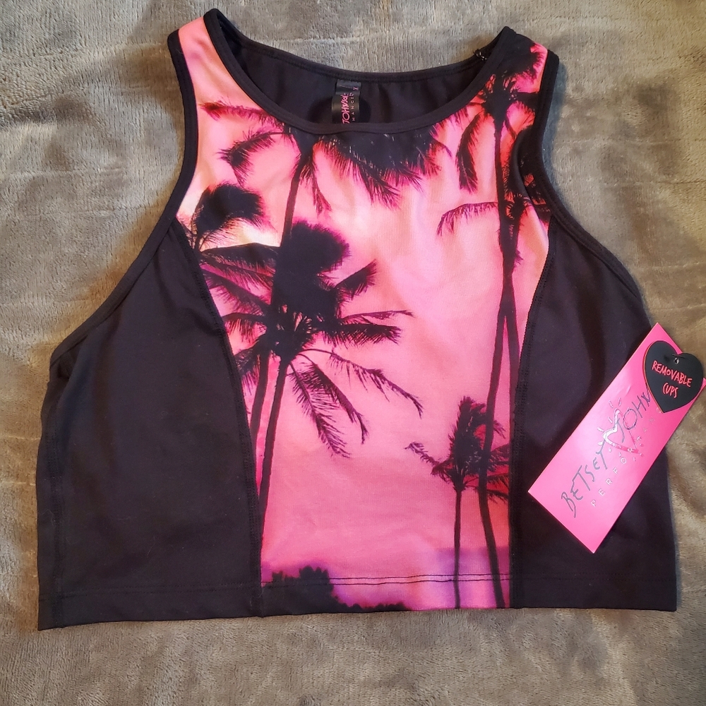 Womens work out halter top